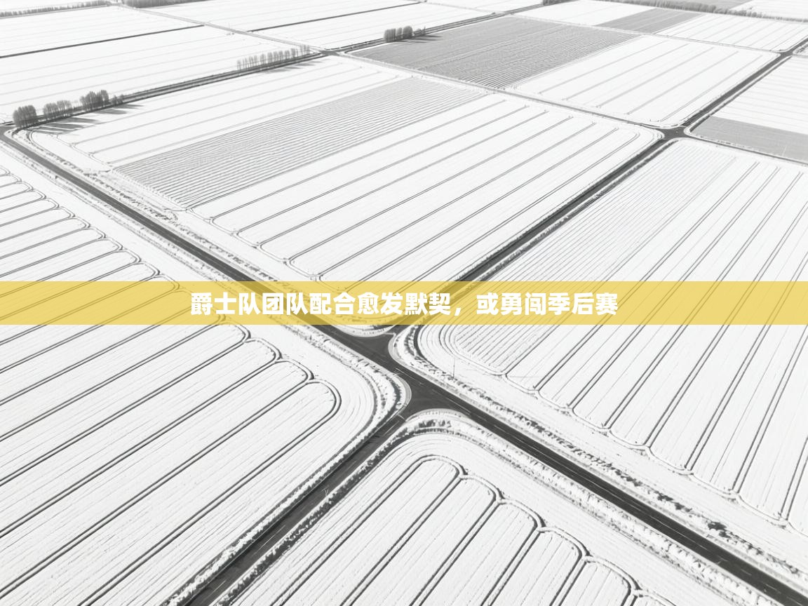 爵士队团队配合愈发默契，或勇闯季后赛